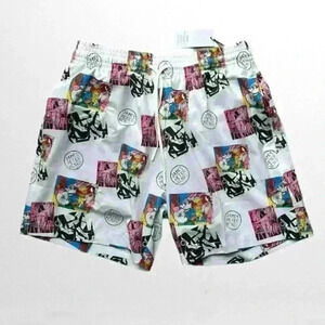 Swiminista x James Peter Henry Mid-Length Board-Shorts Swim Trunks Size Medium​